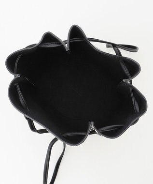 23区 【CLASSY.12月号掲載】カウヘアー ミニ巾着 バッグ ゼブラプリント