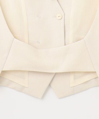 GRACE CONTINENTAL ケープスリーブジャケット ベージュ