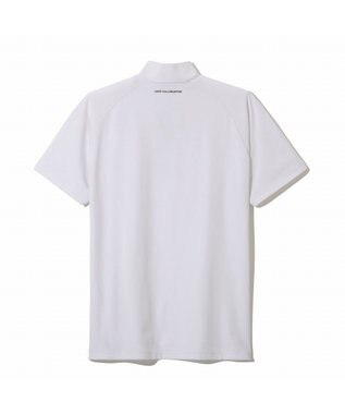 ZERO HALLIBURTON 【吸水速乾・UVケア】 ダブルリブ着心地ジッパーモックネックTシャツ ZHG-M5S7d 82955 ホワイト