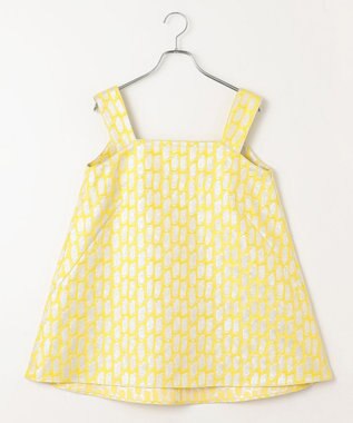 #Newans チュニックビスチェ イエロー×シルバー