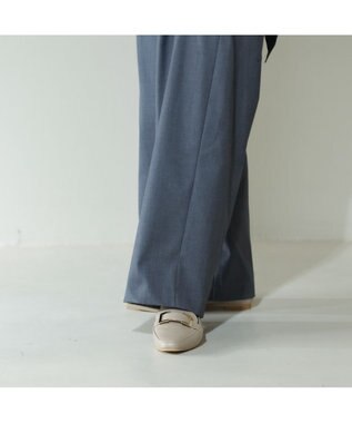 MODE ET JACOMO <carino>バックルローファー ベージュ