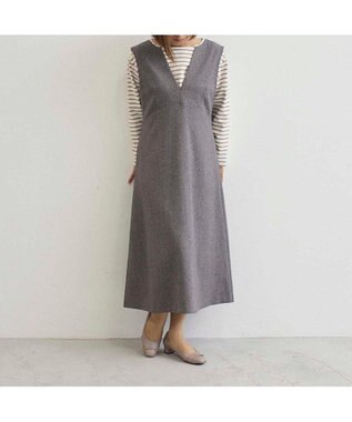 Riz raffinee ローヒールパンプス オーク