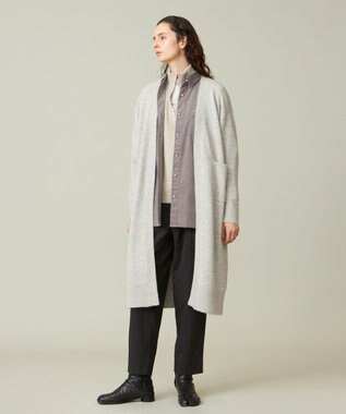 J.PRESS YORK STREET 【WOMEN】コーデュロイ ロングブラウス ライトグレー系