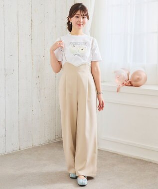 Feroux フルーツモチーフプリント Tシャツ ホワイト系