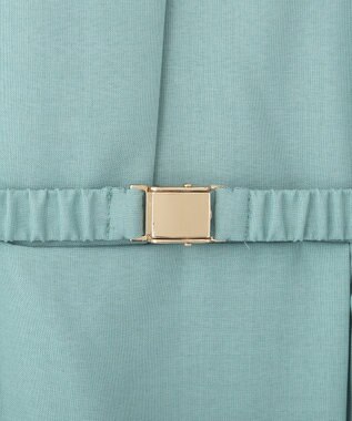 YECCA VECCA リネンライクスキッパーワンピース Green