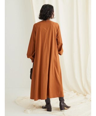 CRAFT STANDARD BOUTIQUE レーヨンデシンドレッシーワンピース Orange