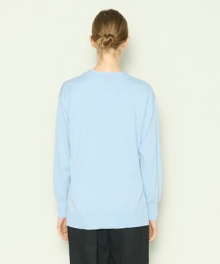 JOSEPH 【洗える】フィールコットン　カーディガン Sky blue