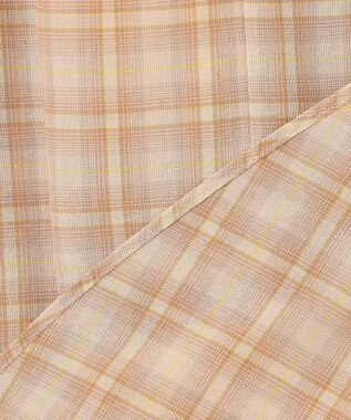 組曲 L ライトトロピカルティアード ブラウス ベージュ系3