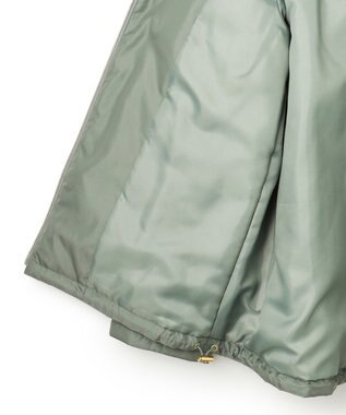 23区 L 中綿パディング フード2WAY アウター セージ系