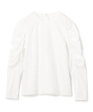 BEIGE， CROCOSMIA / ブラウス White