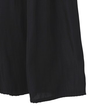 YECCA VECCA マルチカラーシャーリングワンピース Blue Green