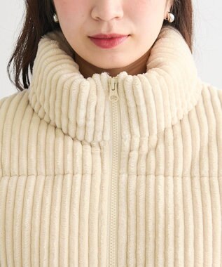 Green Parks ・ｓｗｉｎｇ　ｂｙ　ワイドコールスタンドブルゾン Light Beige