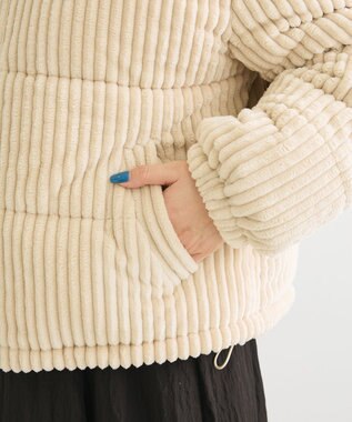 Green Parks ・ｓｗｉｎｇ　ｂｙ　ワイドコールスタンドブルゾン Light Beige