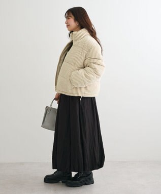 Green Parks ・ｓｗｉｎｇ　ｂｙ　ワイドコールスタンドブルゾン Light Beige