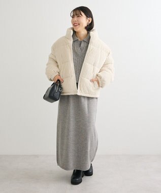 Green Parks ・ｓｗｉｎｇ　ｂｙ　ワイドコールスタンドブルゾン Off White