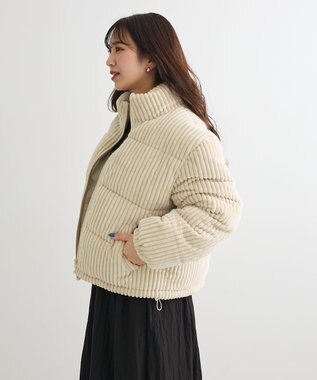 Green Parks ・ｓｗｉｎｇ　ｂｙ　ワイドコールスタンドブルゾン Light Beige