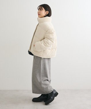 Green Parks ・ｓｗｉｎｇ　ｂｙ　ワイドコールスタンドブルゾン Off White