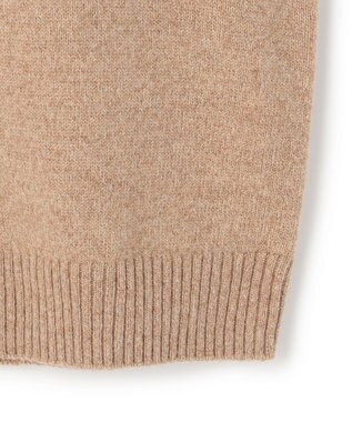 J.PRESS MEN ウール×カシミヤの上質素材【Cash Lamb's Wool】ハーフジップ ニット_25年モデル ベージュ系