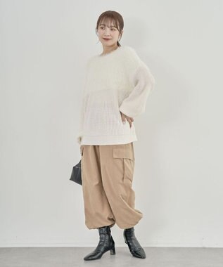 Green Parks ・Ｐｅｔｉｔ　Ｆｌｅｕｒ　シャギーキリカエニット Off White