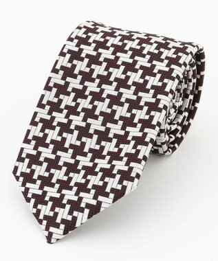 JOSEPH HOMME ウィンドミルジャガード　ネクタイ ワイン系7