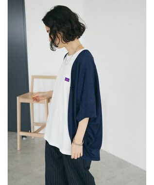 CRAFT STANDARD BOUTIQUE ランダムテレコモモンガカーディガン Navy