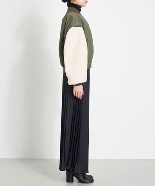 NAVE ボアスリーブ 2WAY MA-1 カーキ系