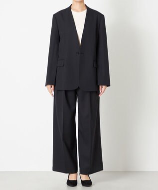 NAVE 【Nave】ウールポリエステルツイル ジャケット ブラック系