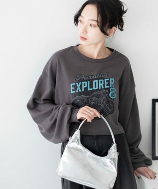 WEGO ヴィンテージライクショートスウェット 柄2