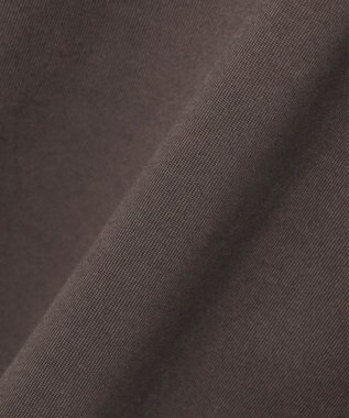 23区 【R(アール)】プレミアムコットンジャージー フリルスリーブ ワンピース ブラウン系