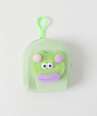 WEGO カラフルくまくまモンスターぬいぐるみポーチ グリーンその他