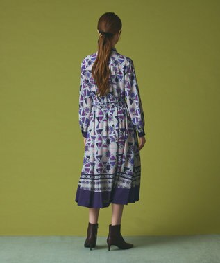 GRACE CONTINENTAL キカボウタイドレス パープル