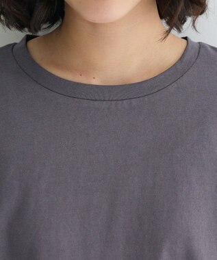 Green Parks サテンティアードドッキングプルオーバー Charcoal Gray