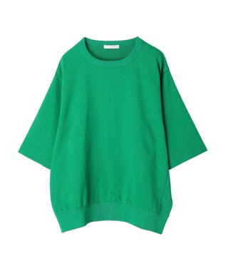 Green Parks コットンＵＳＡミニ裏毛七分袖トレＴＥＥ Green