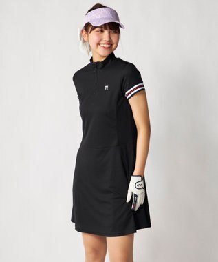FILA GOLF／marie claire 【FILA GOLF】ハーフジッププリーツワンピース