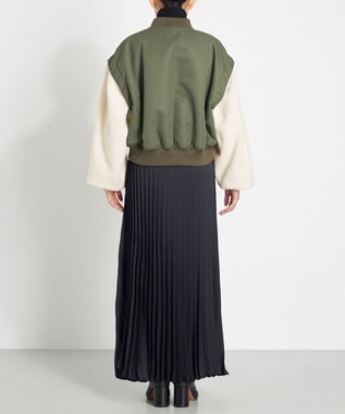 NAVE ボアスリーブ 2WAY MA-1 カーキ系