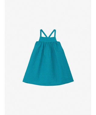 HELLY HANSEN 【キッズ・速乾・耐海水・耐塩素・記名ラベル付】マリンリゾートシアサッカーワンピース ブルージェイ