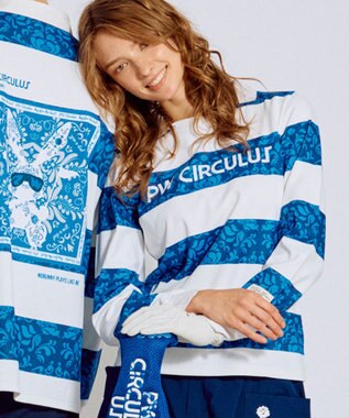 【吸水速乾 /  UV遮蔽率99.8% UVカット / ストレッチ】【WOMEN】ラガーシャツ ゴルフウェア レディース