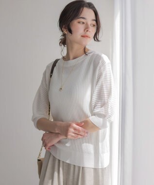 組曲 S レーシーニット プルオーバー