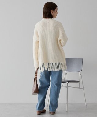 AMERICAN HOLIC フリンジニットプルオーバー Ivory