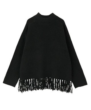 AMERICAN HOLIC フリンジニットプルオーバー Black