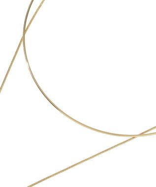 YECCA VECCA ハーフチョーカーY字ネックレス Gold