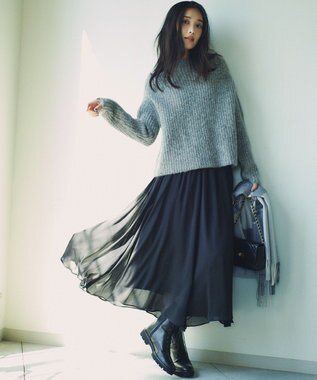 23区 キルティングチェーン ショルダー バッグ ブラック系