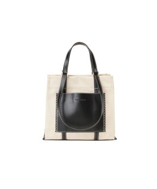 LA BAGAGERIE 【veganview】w handle canvas mini tote