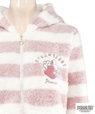 San-ai Resort（三愛水着楽園） 【スヌーピー】【PEANUTSピーナッツ】イチゴルームウエア ピンク