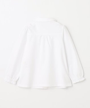 組曲 KIDS 【110-140㎝】リボンタイ2WAY ブラウス オフホワイト系