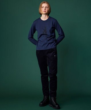 JOSEPH ABBOUD MOUNTAIN 【ストレッチ/ソフトタッチ】コーデュロイ クライミング パンツ ネイビー系