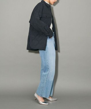 Green Parks キルティングシャツブルゾン Black