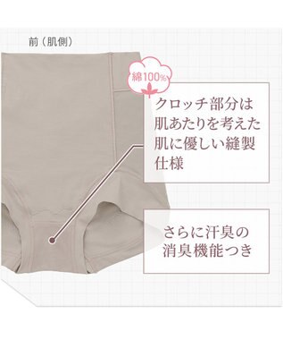 BRADELIS New York 【BRADELIS NewYork peace】ハートのお尻に格上げショーツ23 トープ