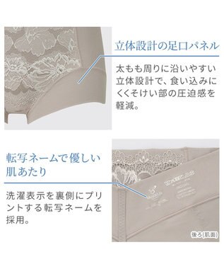 BRADELIS New York 【BRADELIS NewYork peace】ハートのお尻に格上げショーツ23 トープ