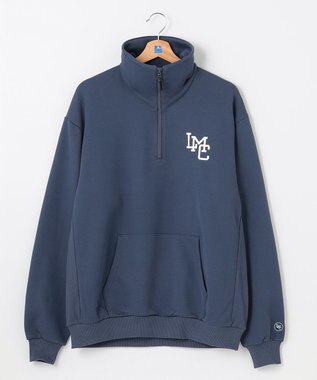 SHARE PARK LADIES 【UNISEX】MVS裏毛ハーフジップスウェット（S・Mサイズ） アッシュネイビー